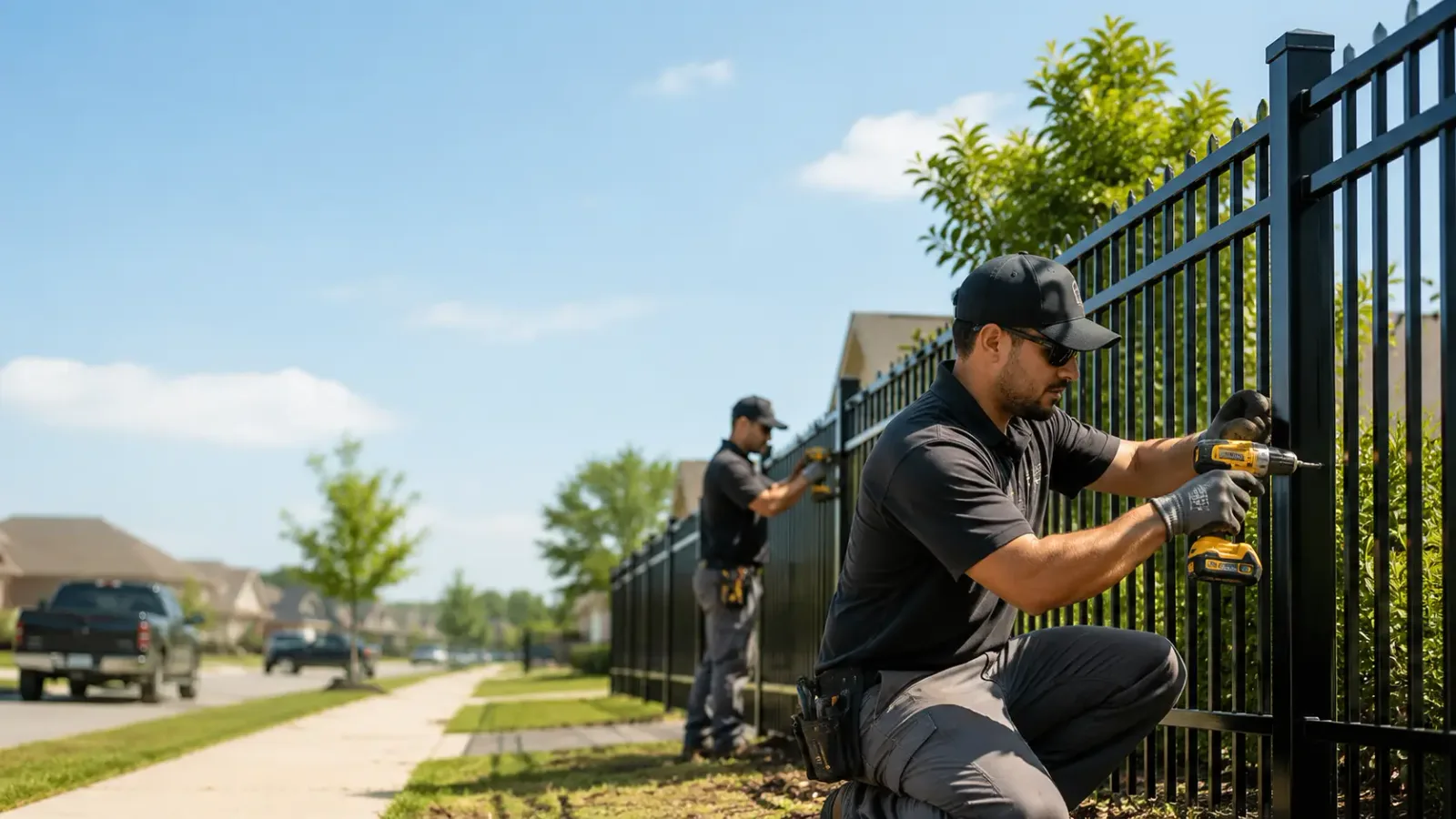 Metal Fence Installation in Walker, LA